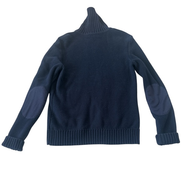 Lauren Jeans by Ralph Lauren Navy Zip Front Cardigan Sweater - Picture 6 of 8